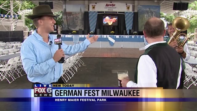 Carl enjoys music and more as he previews German Fest