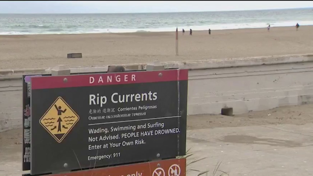 National Weather Service issues Beach Hazards Statement for Bay Area shores amid sneaker wave, rip current risk