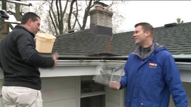 Chip learns some tips for cleaning gutters