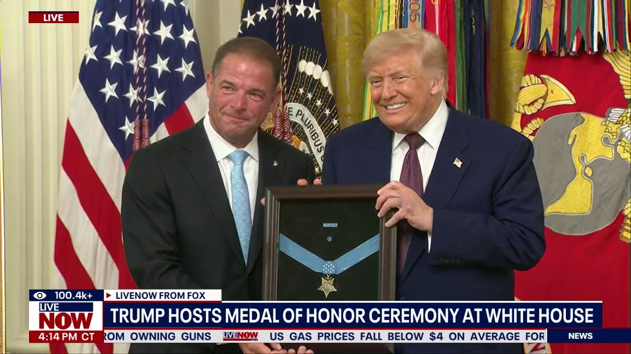 Trump hosts Medal of Honor ceremony at the White House 