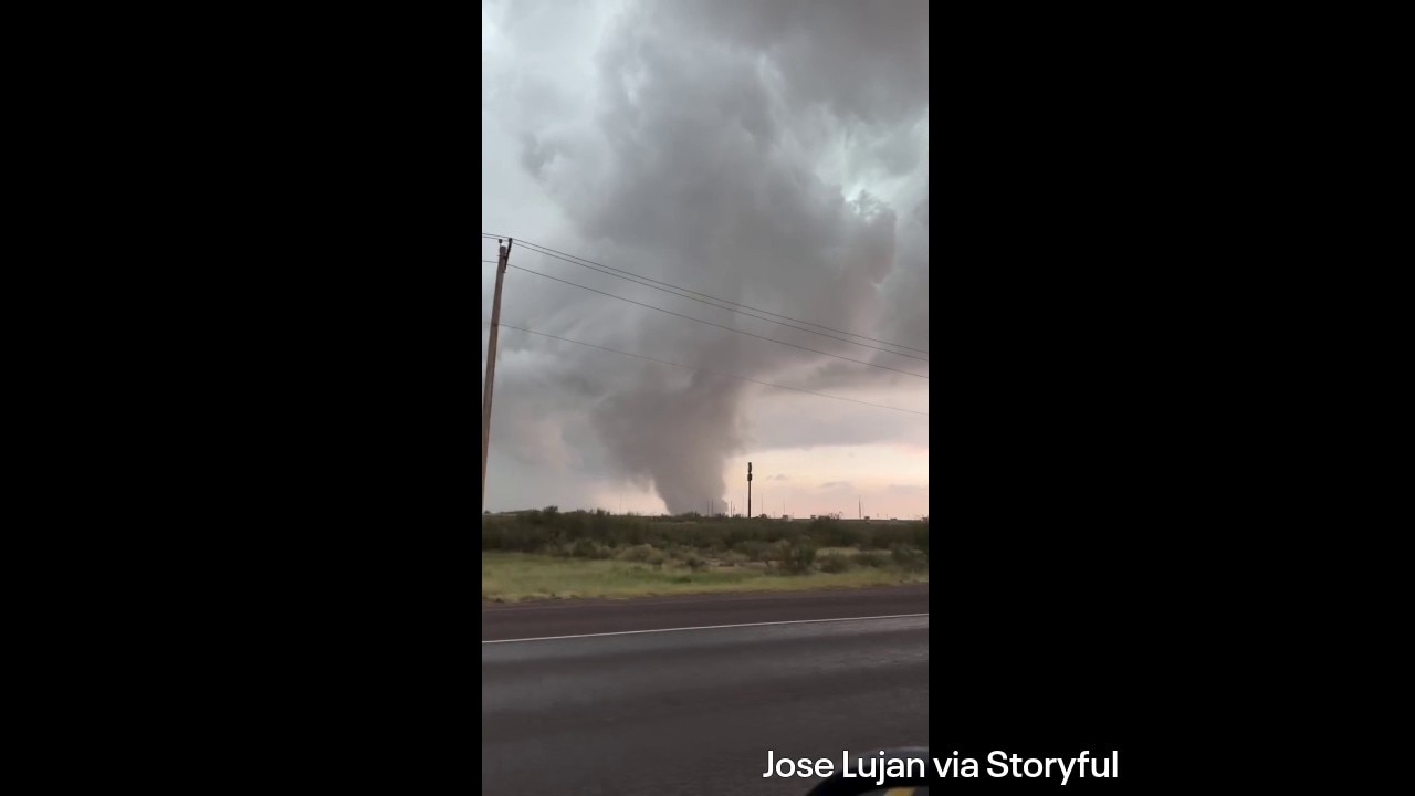 Tornado Touches Down in Fort Stockton, West Texas