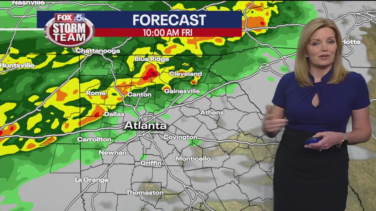 Friday morning weather forecast