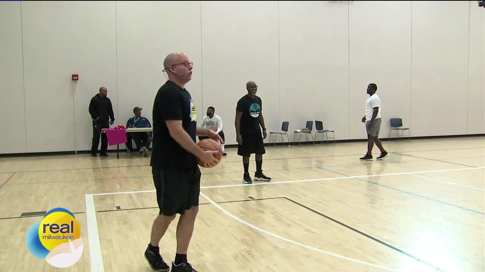 Shooting some hoops