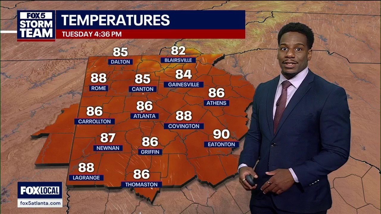 Tuesday afternoon weather forecast 