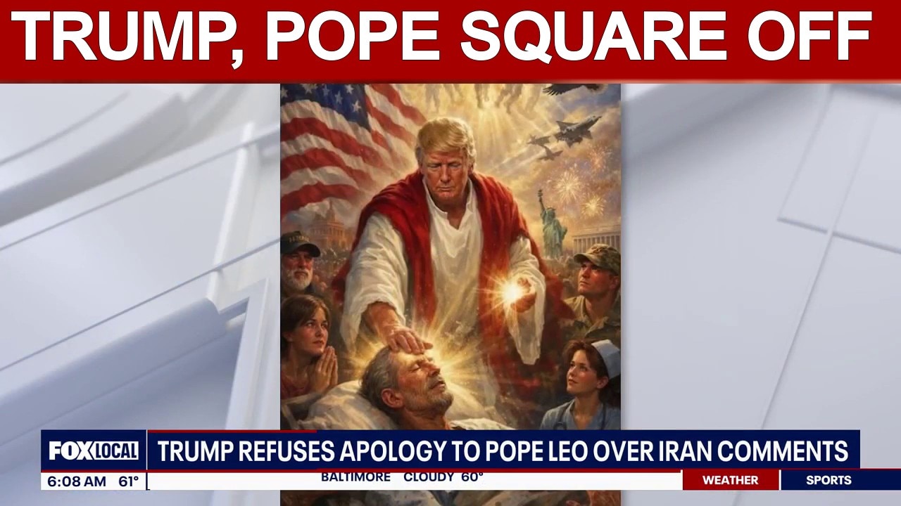 Trump, Pope Leo XIV square off over Iran war | FOX 5 AT 6AM