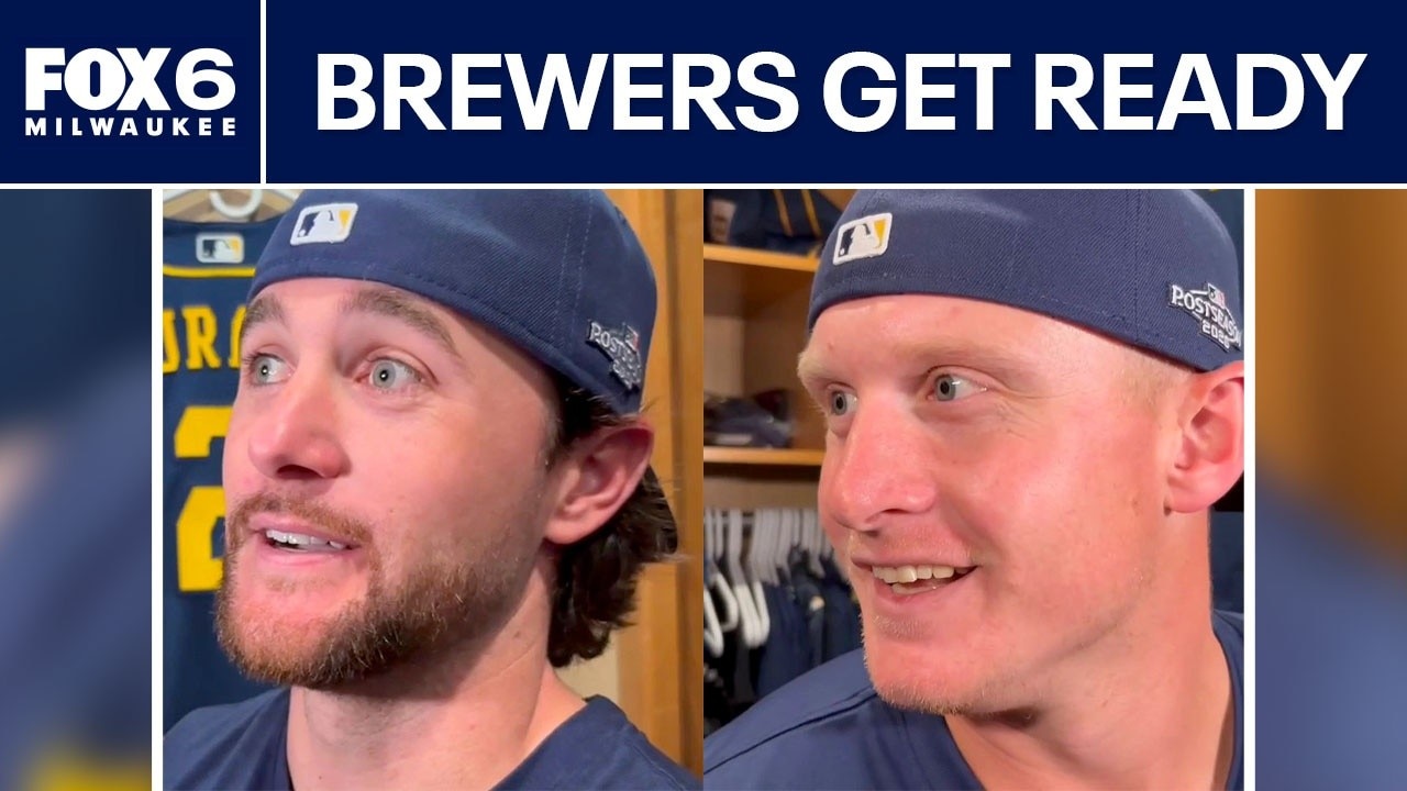 Brewers in NLDS: Turang, Vaughn ahead of Game 3