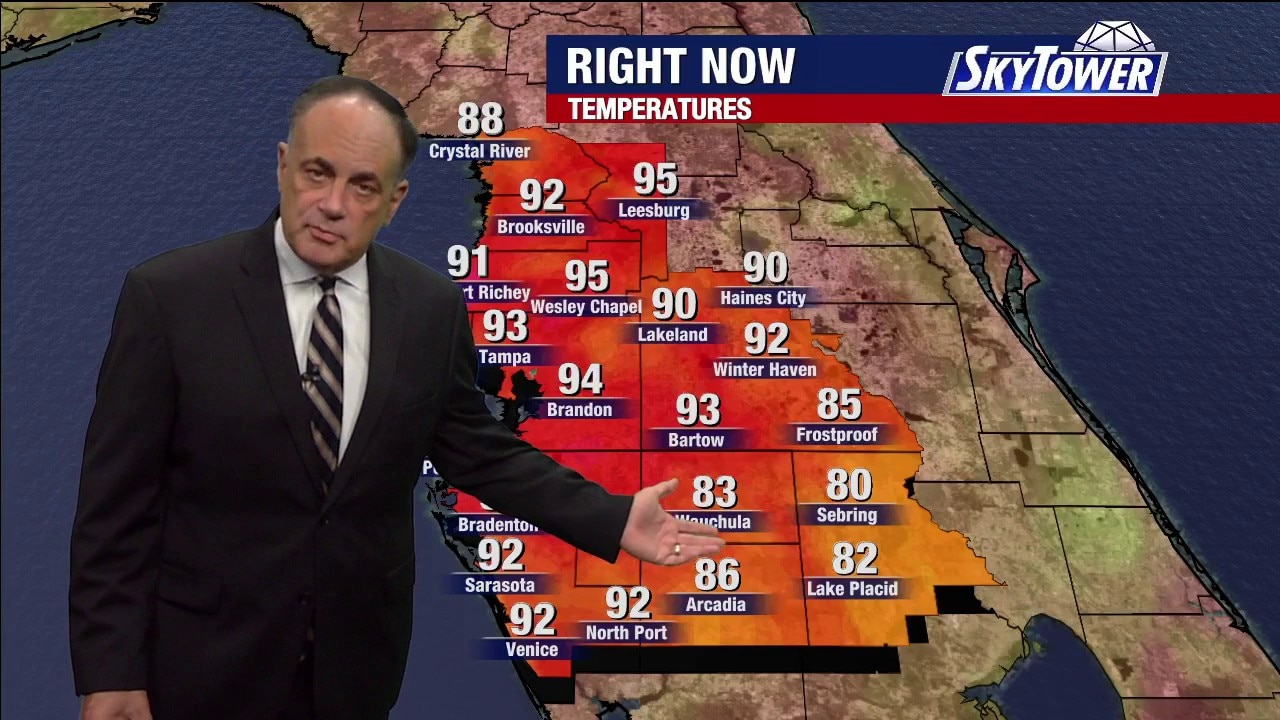 Tampa weather I Wednesday evening forecast