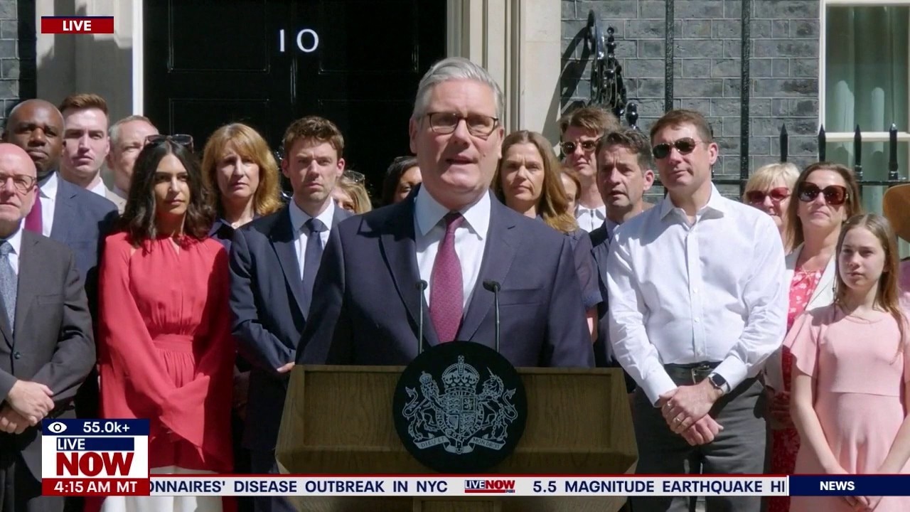 Starmer delivers last remarks as UK Prime Minister