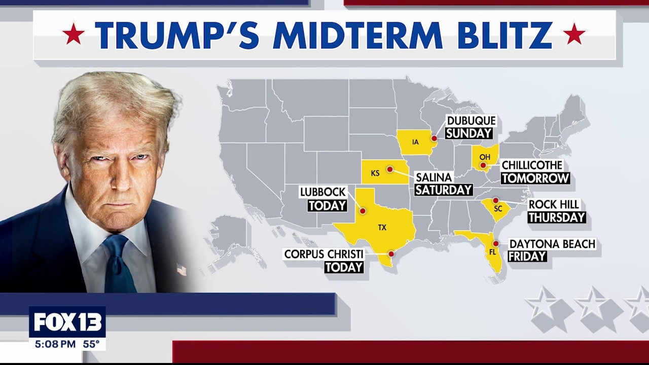 Major push from GOP, Dems one week until midterms