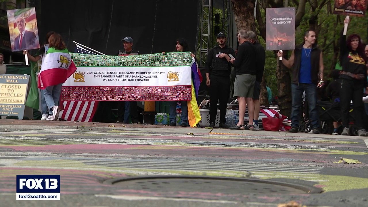 Iranians demand democratic change in Seattle