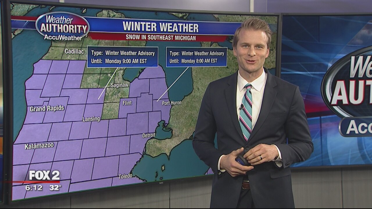 Winter Weather Advisory runs until 8 AM