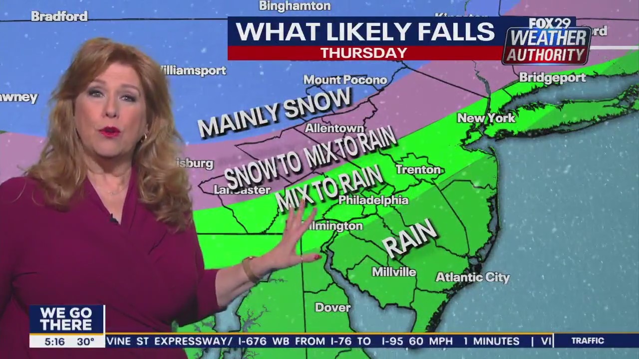 Weather Authority: Wednesday, 5 a.m. forecast