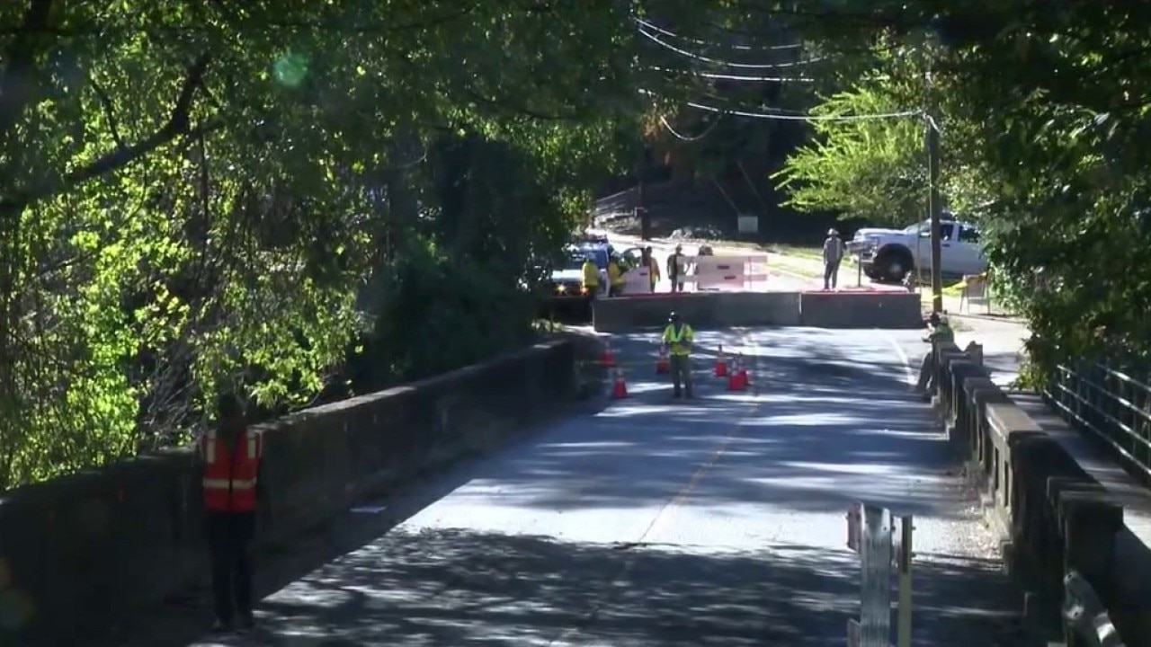 Moores Mill Road bridge closed after bridge collapse