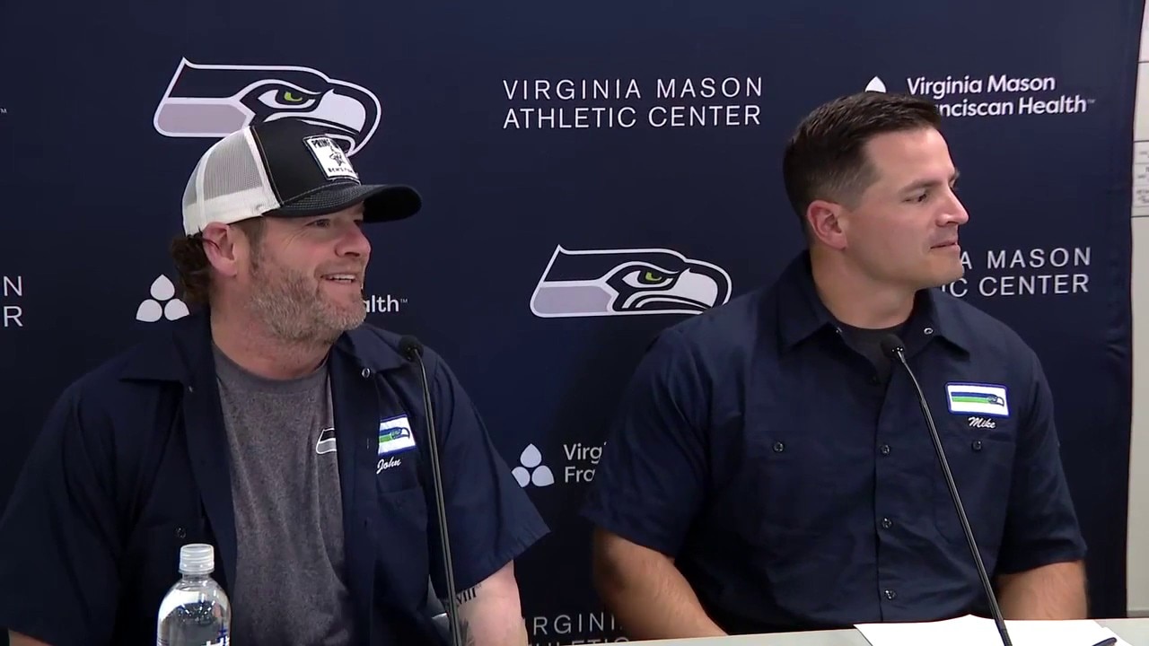 Seahawks coach Mike Macdonald, GM John Schneider discuss 2026 NFL draft class