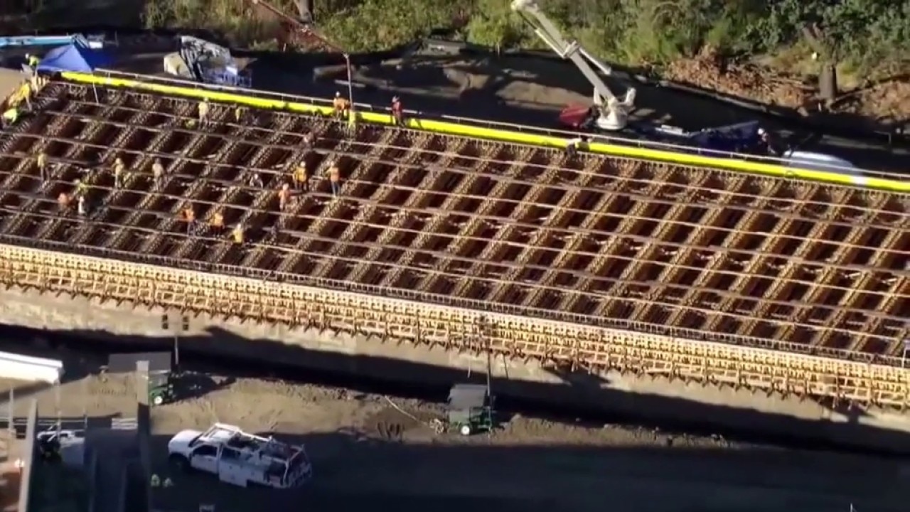 World's largest wildlife crossing nears completion
