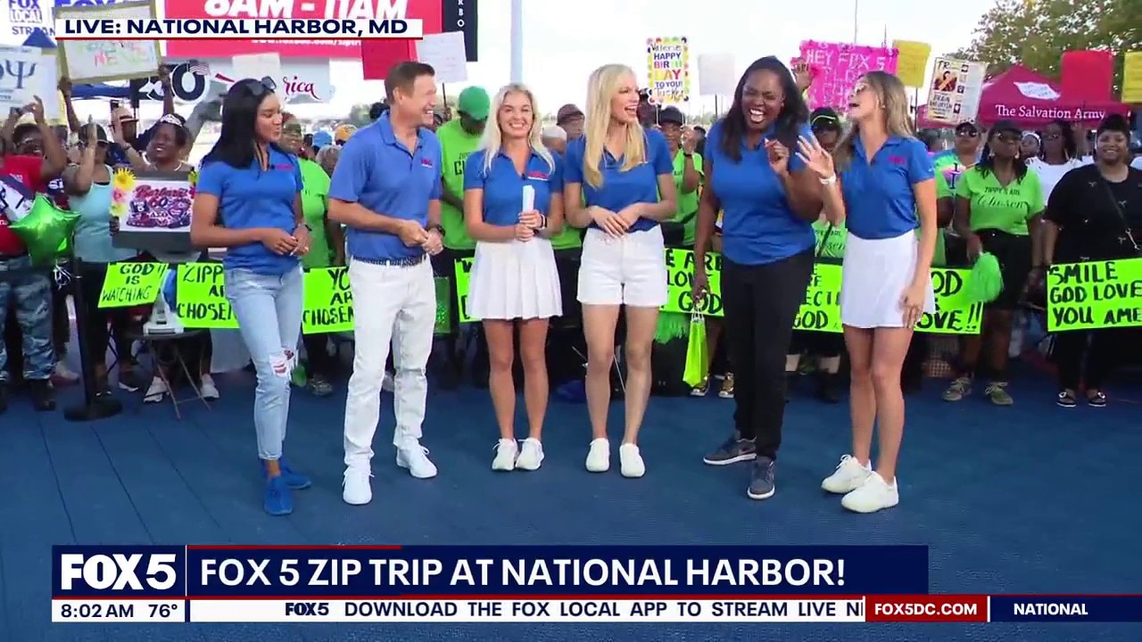 Zip Trip to National Harbor: Kicking off the show!