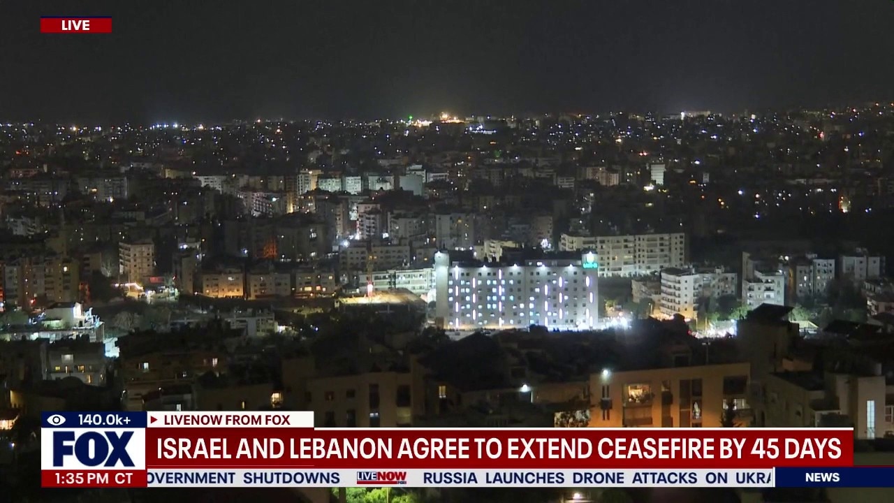 Israel & Lebanon agree to extend ceasefire by 45 days