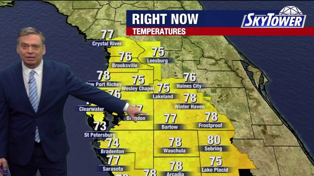 Tampa weather | Thursday afternoon forecast