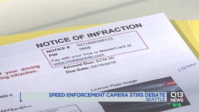 Seattle commuter fights photo school zone ticket and wins