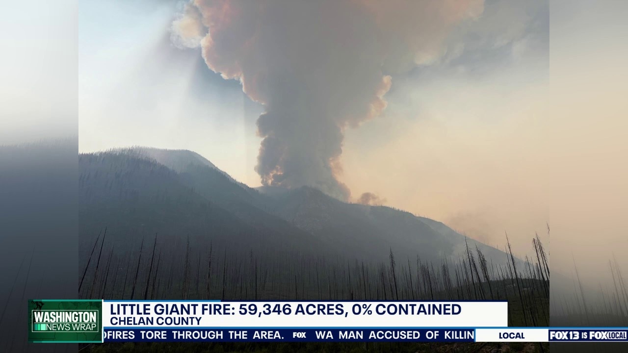 Little Giant Fire creates 'hazardous' air quality in central Washington