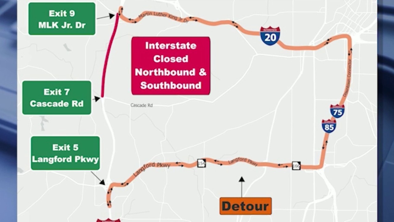 GDOT discusses I-285 weekend closure