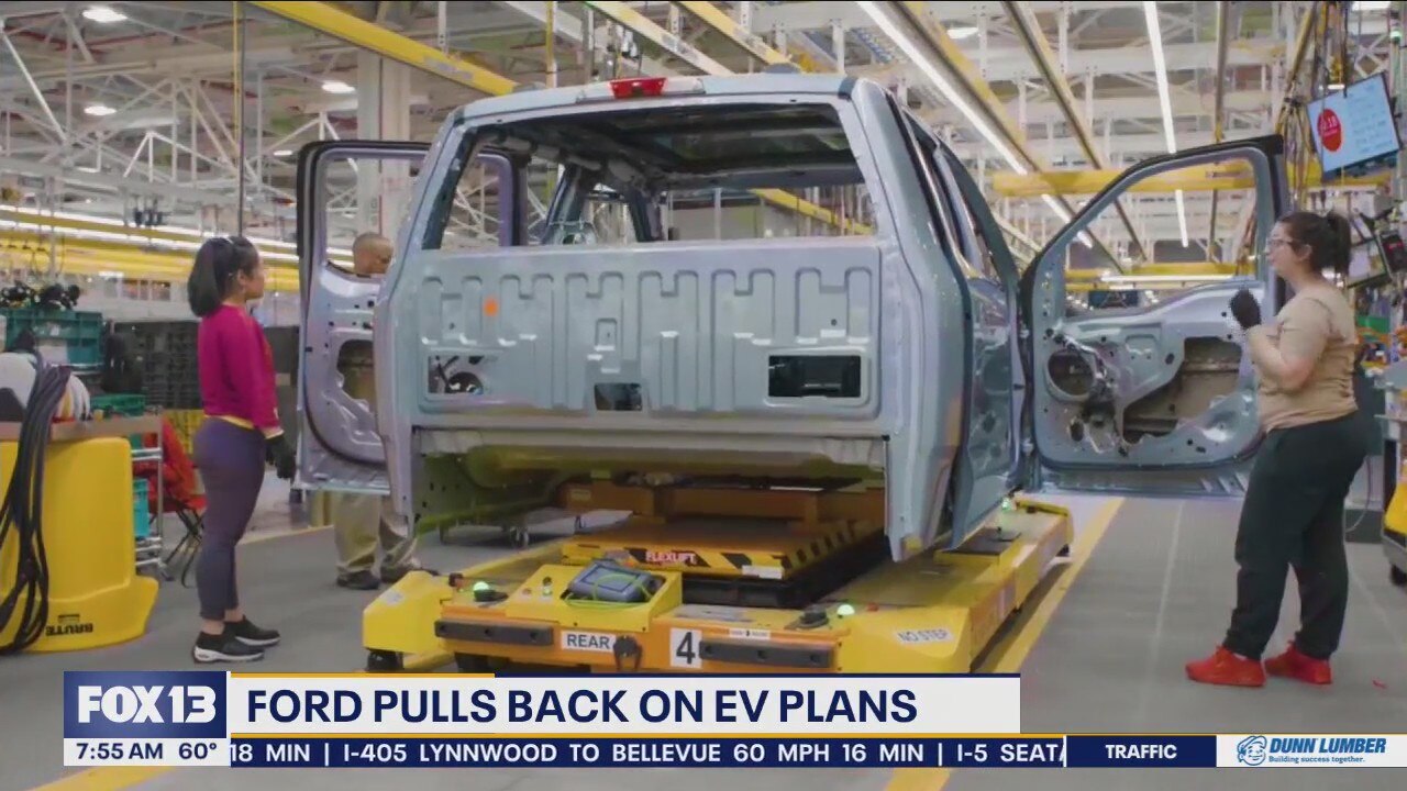 Ford pulls back on electric vehicle plans