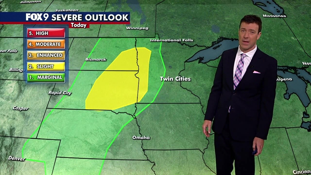 MN weather: Potential for storms in western MN