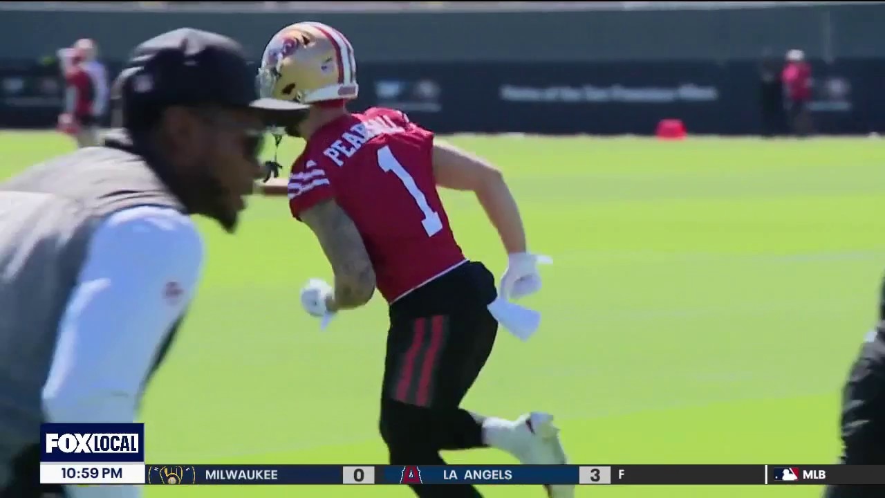 49ers WR Ricky Pearsall's road to recovering from PCL surgery