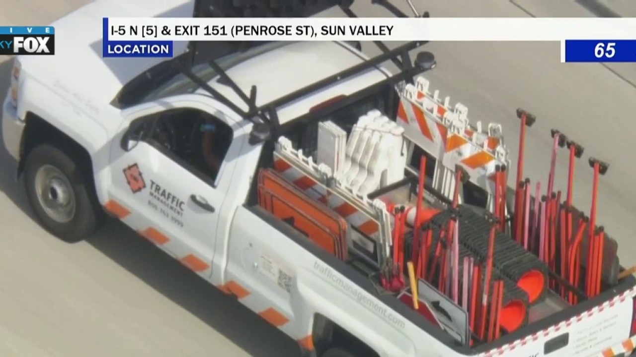 LAPD chasing stolen truck in LA County