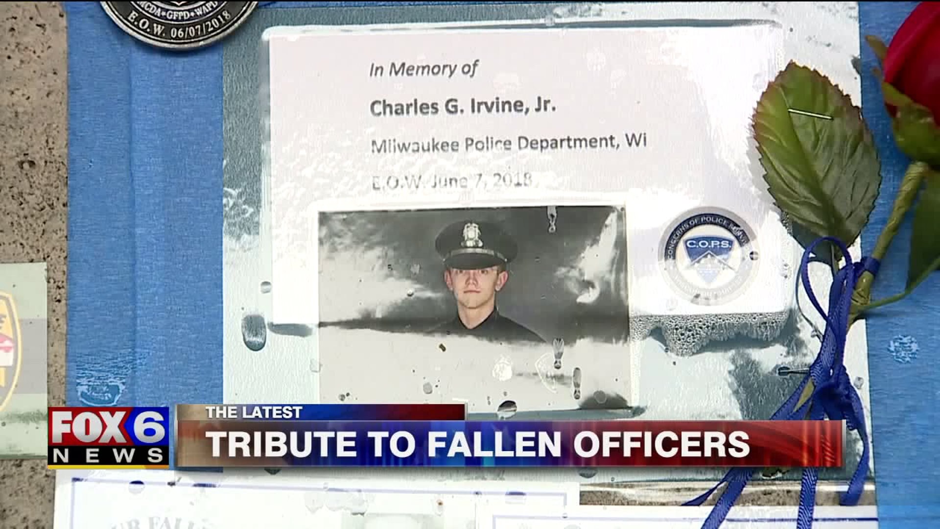 Tribute to fallen officers