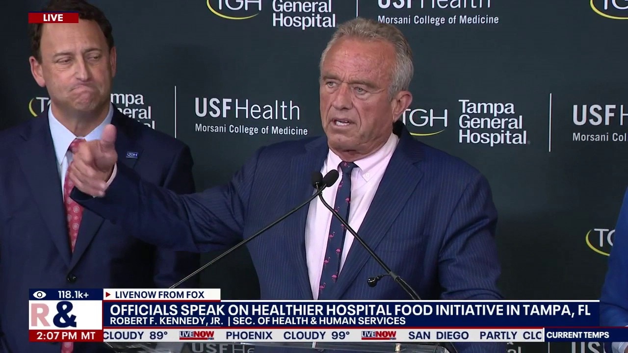 RFK Jr. and officials promote healthier hospital food