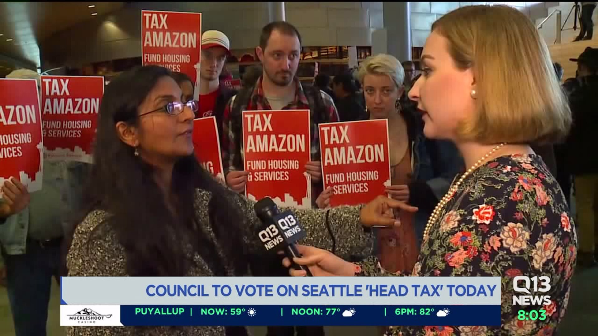 Council to vote on Seattle`s head tax Monday