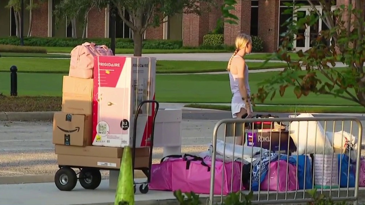 Move-in day at University of Tampa