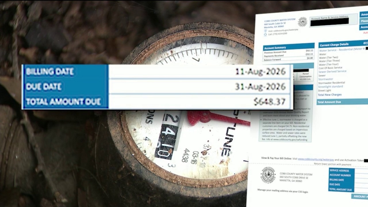 Cobb County family fights $700 water bill