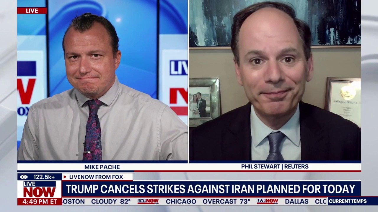 Trump cancels strikes against Iran planned for today 