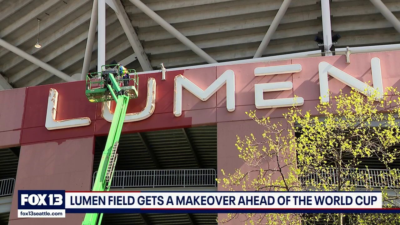 Lumen Field gets fresh paint job ahead of FIFA World Cup