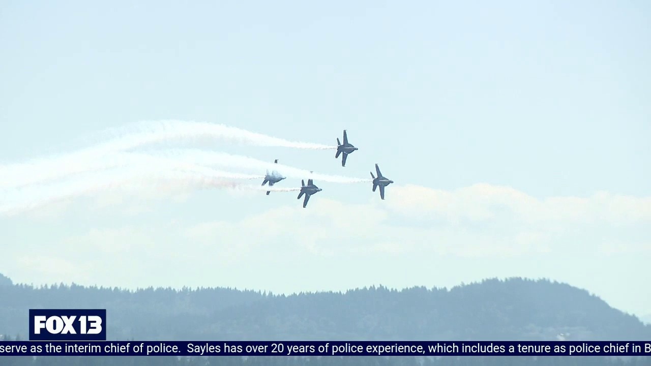 Did you hear it? Blue Angels practice ahead of Seattle show