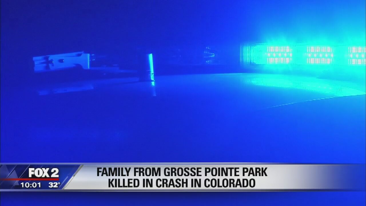 Family from Grosse Pointe Park killed in crash in Colorado