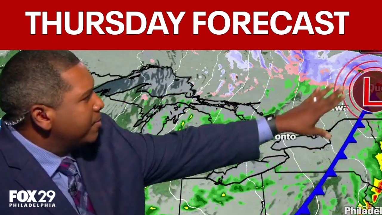 Philadelphia weather: Severe weather threat for tomorrow