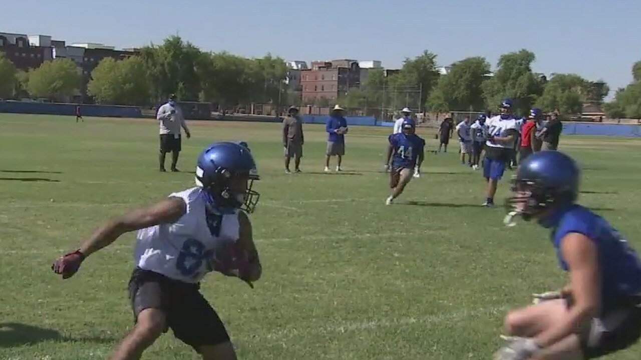 High school football teams begin practice after meeting COVID-19 guidelines with hopes for games in October
