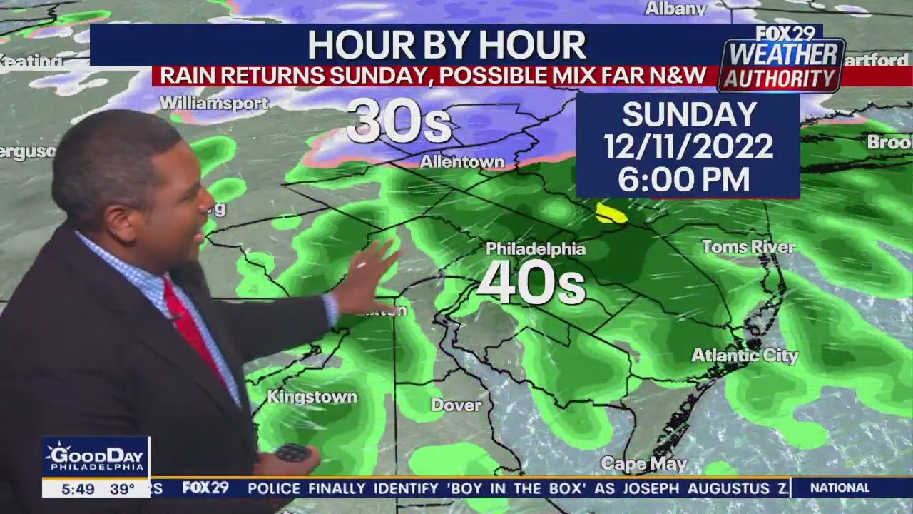 Weather Authority: Friday, 5 a.m. forecast