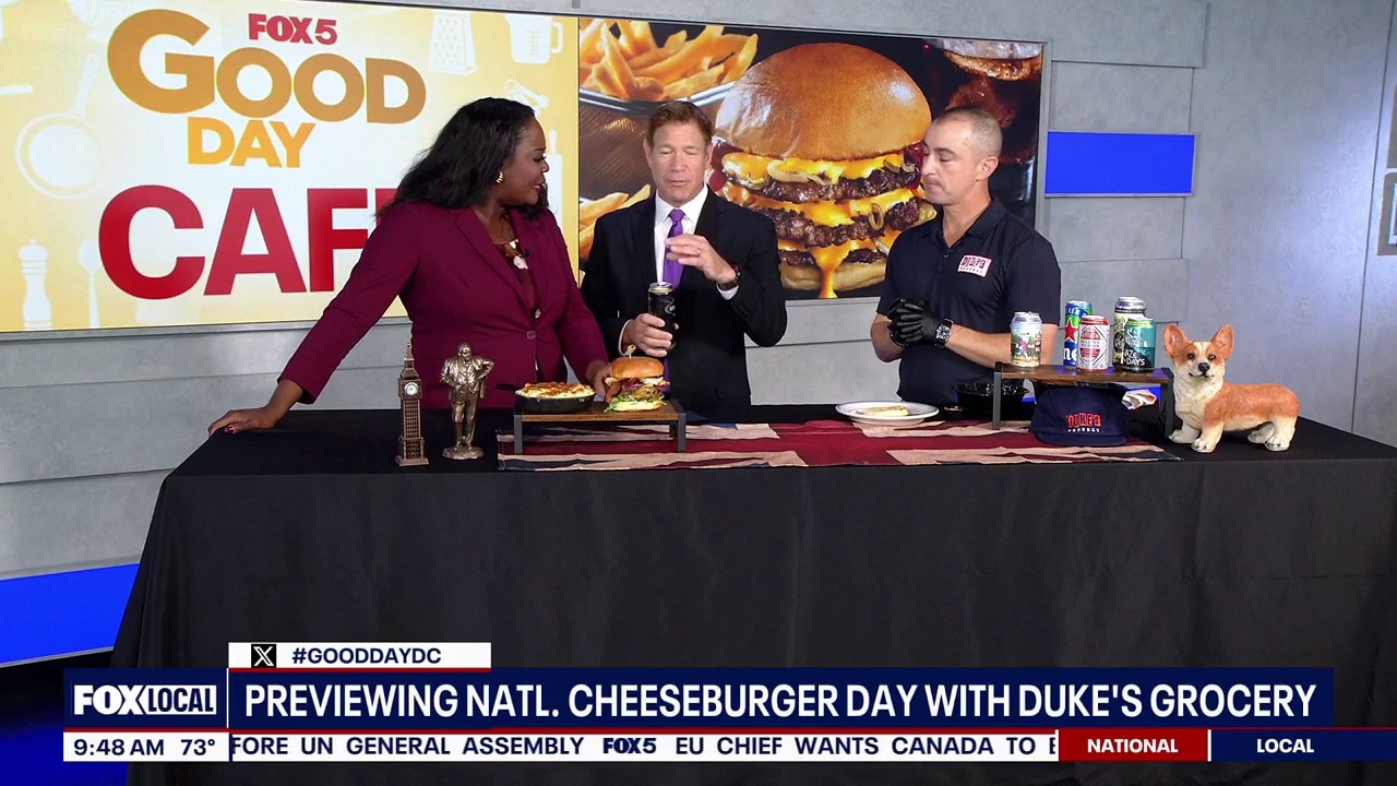 Previewing National Cheeseburger Day with Dukes Grocery