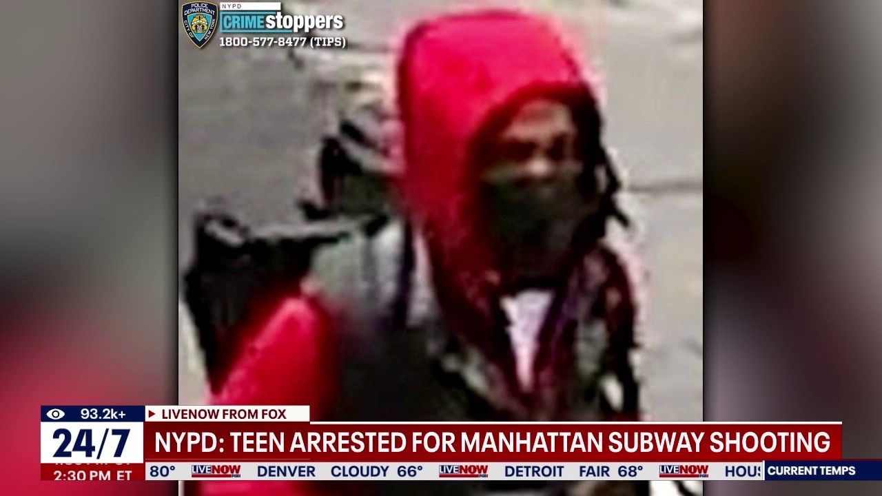 NYPD: Teen arrested for Manhattan subway shooting