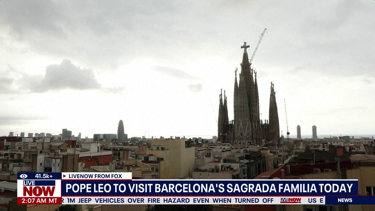 Pope Leo to visit Barcelona's Sagrada Familia