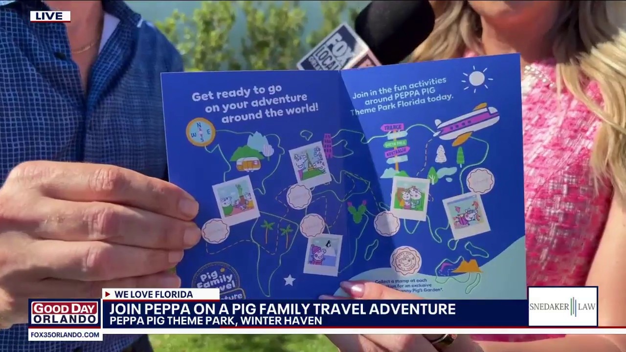 Go on a Pig Family Travel Adventure at Peppa Pig Theme Park