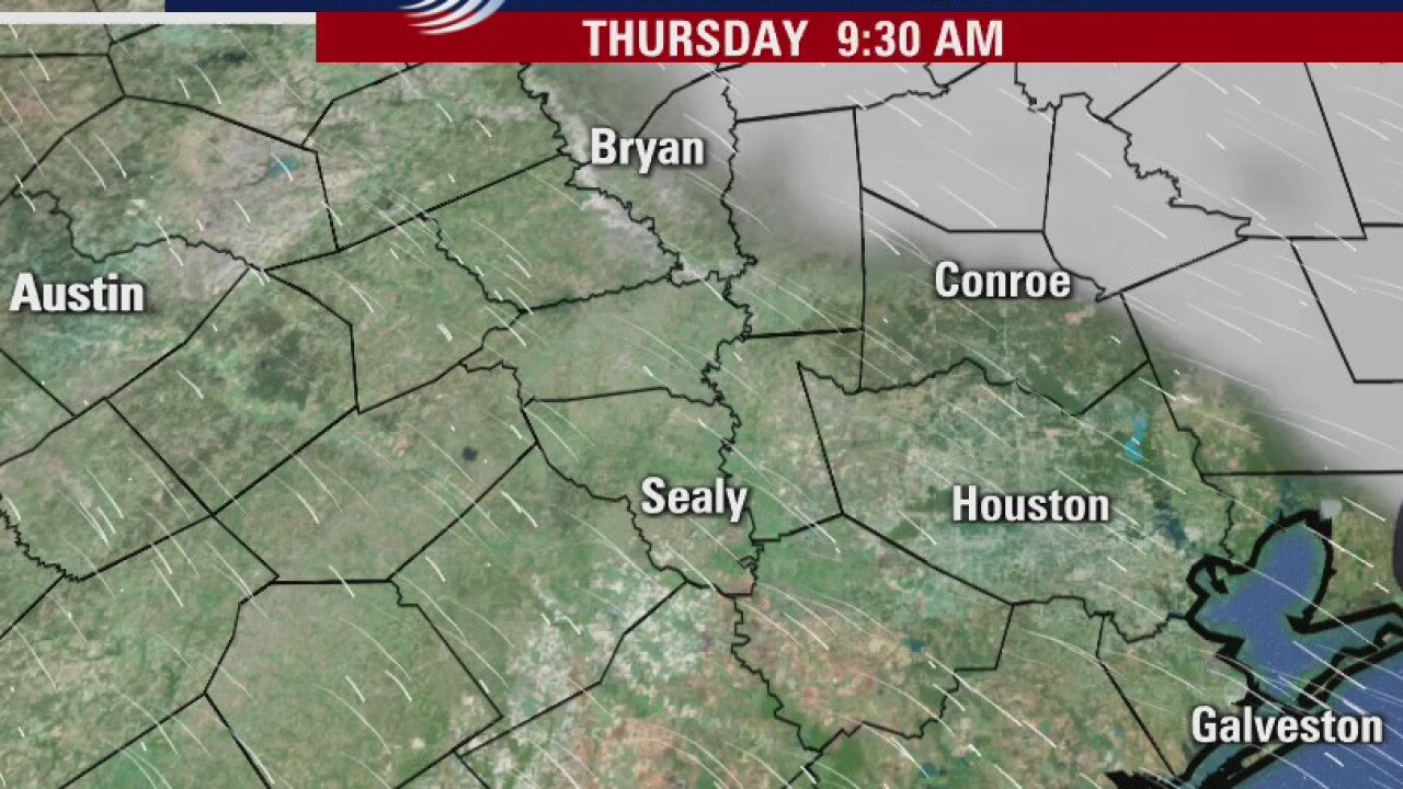 Thursday morning weather forecast