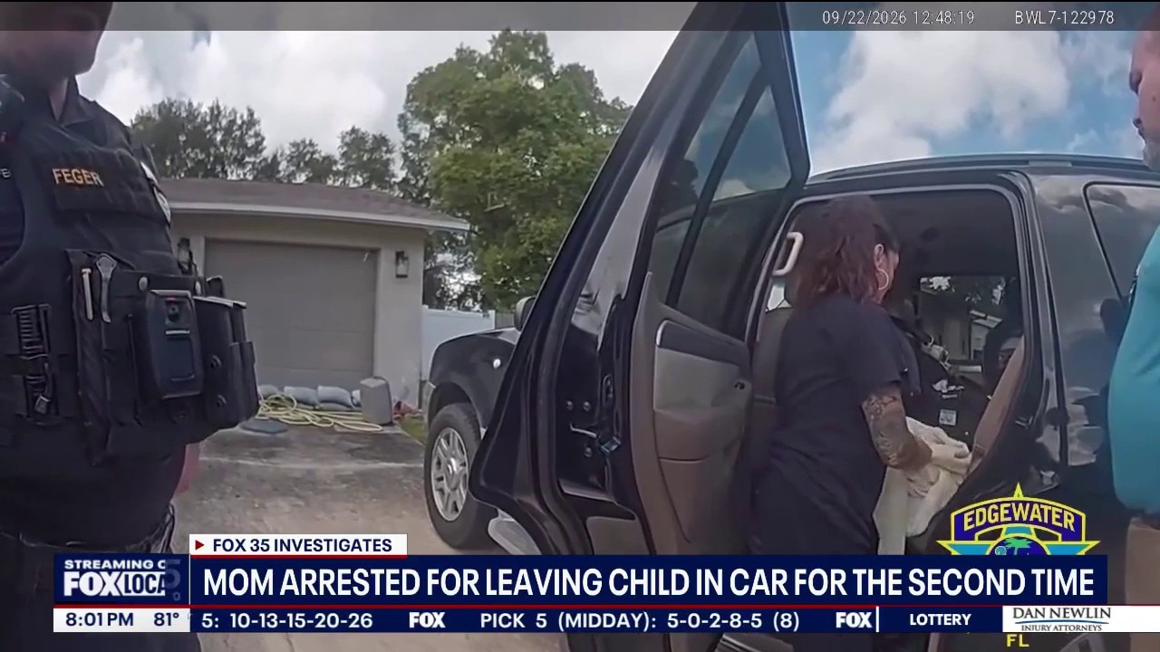 Florida mom accused of leaving infant in car for hours