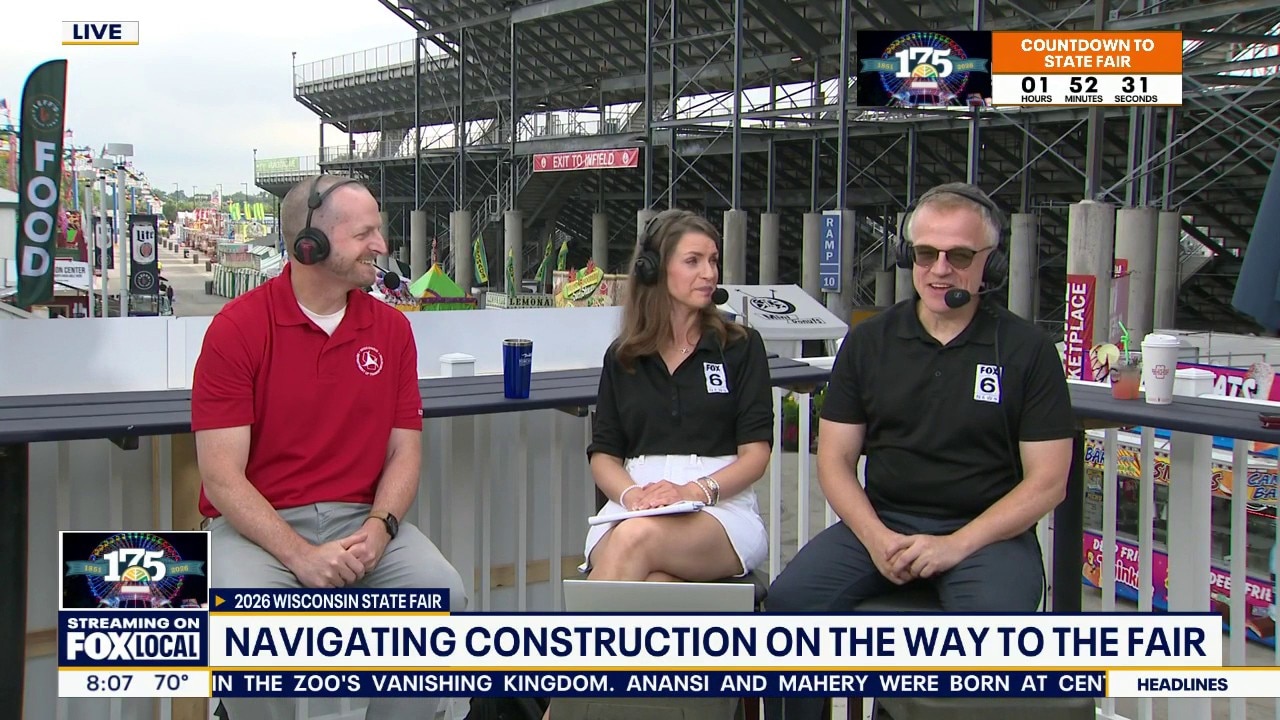 Navigating construction on way to State Fair