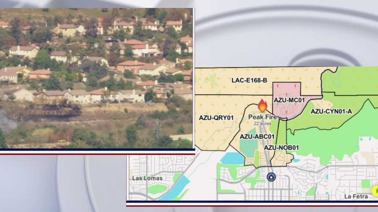 Peak Fire forces evacuations in Azusa