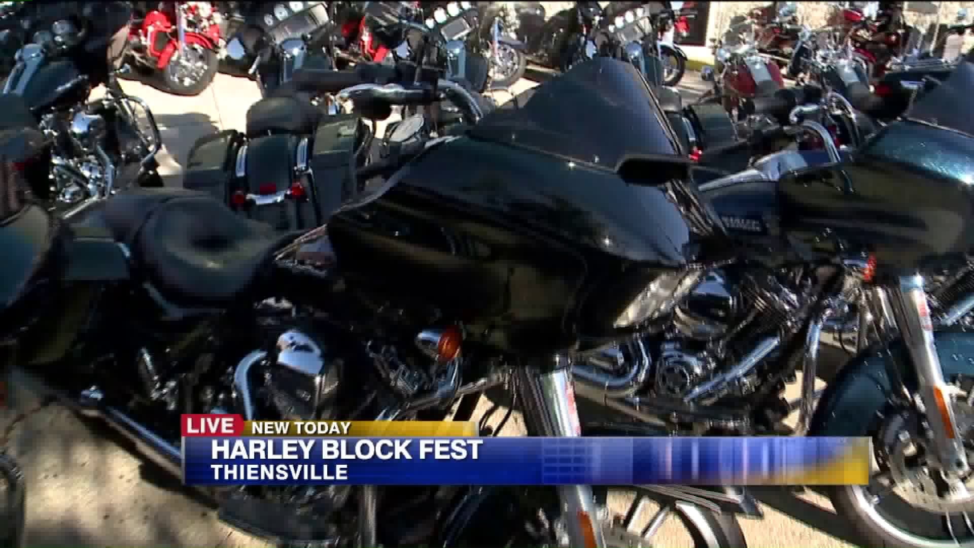 Bikes for sale at Harley block fest